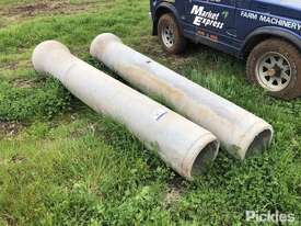 4x Concrete Pipe, 2.5m Length, 35cm Wide - picture0' - Click to enlarge