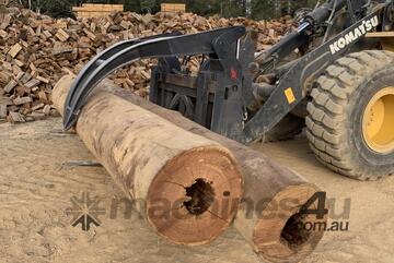 Roo Attachments Wheel loader Log grab
