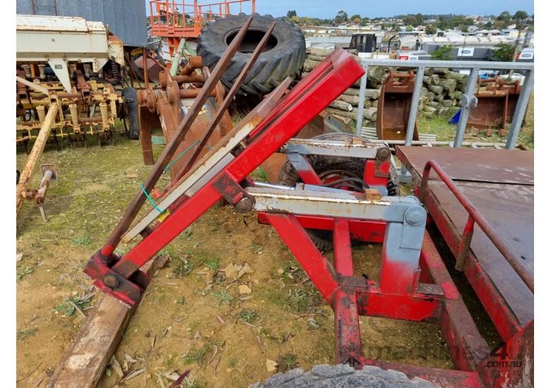 caption CMI Hay Feed Out Wagon