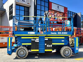  2018 Genie GS-3384RT Diesel Scissor Lift - 12.06m Height / 1,134kg Capacity - picture0' - Click to enlarge