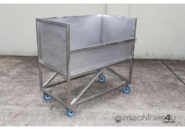 Stainless Steel Trolley Bin.