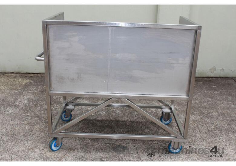 Stainless Steel Trolley Bin.