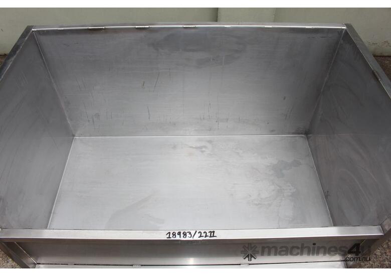 Stainless Steel Trolley Bin.