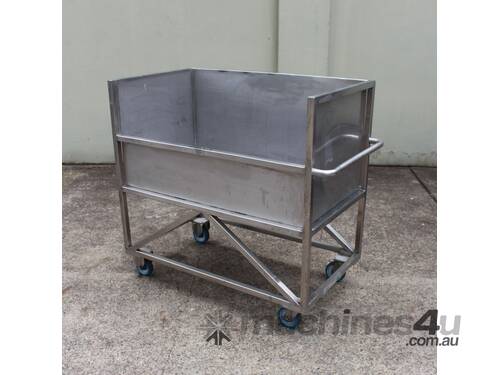 Stainless Steel Trolley Bin.