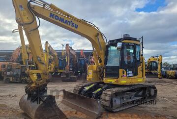 2020 KOMATSU PC138US-11 15T EXCAVATOR WITH 1940 HOURS, HITCH, BUCKETS AND FULL CIVIL SPEC