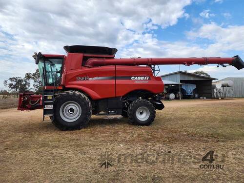 caption 2016 CASE IH 7240 w CASE IH 3152 FRONT AND TRAILER