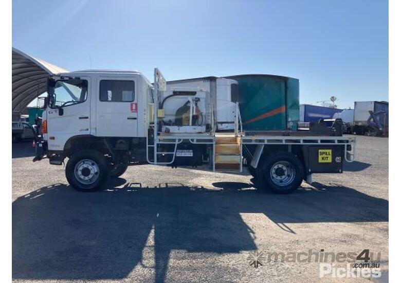 Buy Used 2014 Hino 2014 Hino 500 GT 1322 Crew Cab Table Top Tray Truck