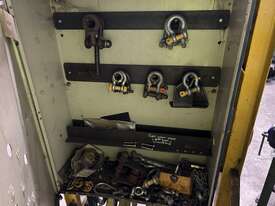 Assorted Slings on Wheeled Rack with Rear Cupboard - picture0' - Click to enlarge