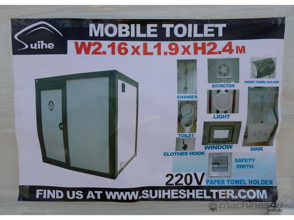 New suihe New Portable Toilet Shower Bathroom Restroom Ablution Block