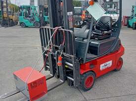 Linde AG E20P-02 Electric Counterbalance 2* Stage Low Collapsed Height Forklift - picture0' - Click to enlarge