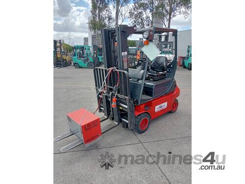 Linde AG E20P-02 Electric Counterbalance 2* Stage Low Collapsed Height Forklift