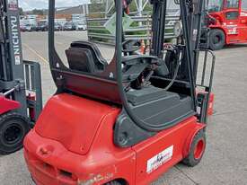 Linde AG E20P-02 Electric Counterbalance 2* Stage Low Collapsed Height Forklift - picture0' - Click to enlarge