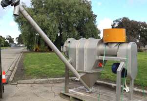 Stainless Rotary Sifter with Auger Screw Feeder - Fresco Systems