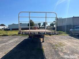 1996 Barker Heavy Duty Tri Axle Tri Axle Flat Top A Trailer - picture0' - Click to enlarge