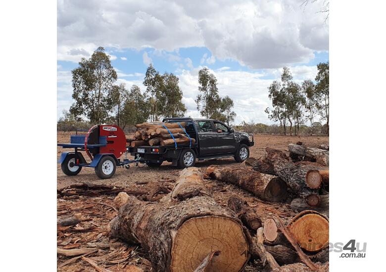 New SAWQUIP Firewood Processing Towable Bench Saw 900mm Blade with