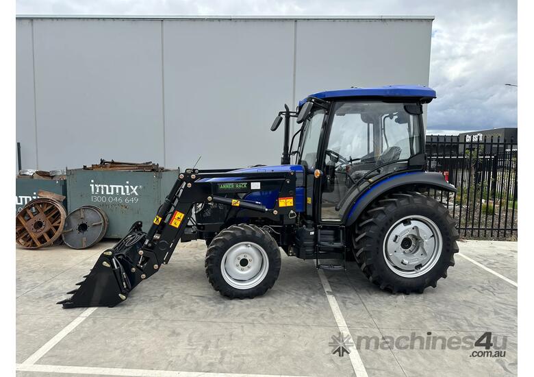 caption TANNERTRACK - LOVOL M604 55HP 4WD Cabin Tractor