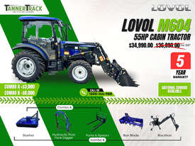 TANNERTRACK - LOVOL M604 55HP 4WD Cabin Tractor  - picture0' - Click to enlarge