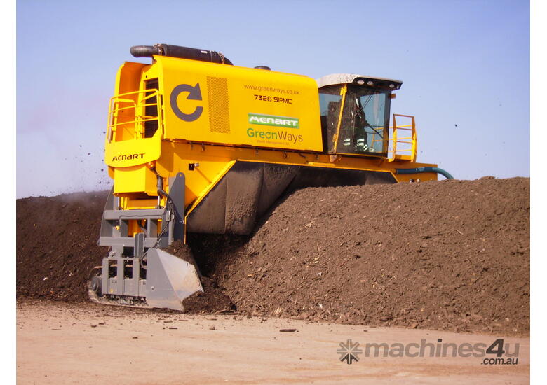 MECBIO - MENART SPM-63 Self-Propelled Windrow Turner