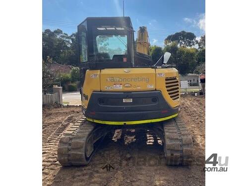 caption YANMAR VIO80 EXCAVATOR