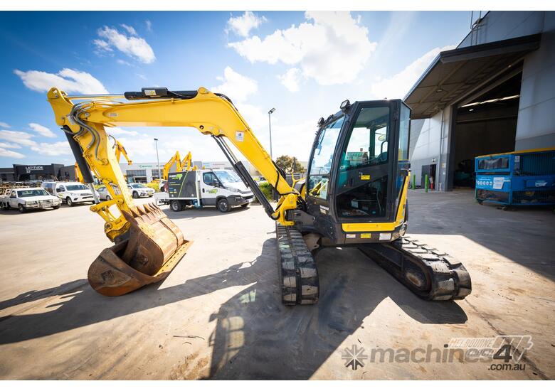 caption YANMAR VIO80 EXCAVATOR