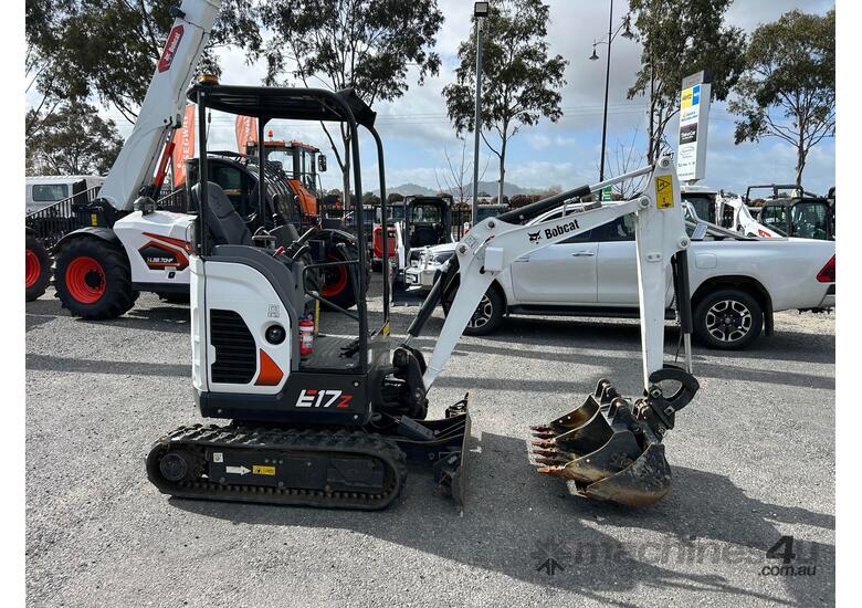 caption Bobcat E17 Mini Excavator