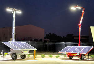 Best in Class Solar Light Towers from Globe Power: 1 hour of Sun = 4 hours of Light!
