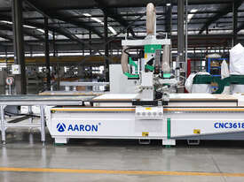 AARON  Auto Loading & unloading 3700*1830mm12 Linear tool changer Woodworking  CNC Machine 3618L - picture0' - Click to enlarge