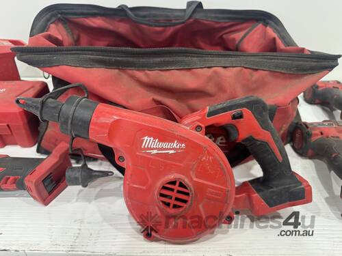 Tool Bag with Miscellaneous Milwaukee Tools/Equipment (Ex-Council)