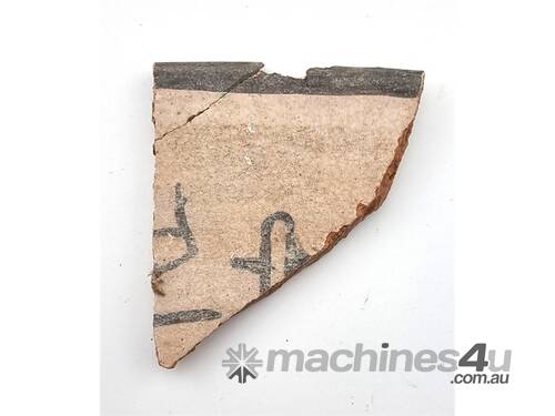 caption A PORTION OF MEDIEVAL PERIOD BLUE/WHITE POTTERY