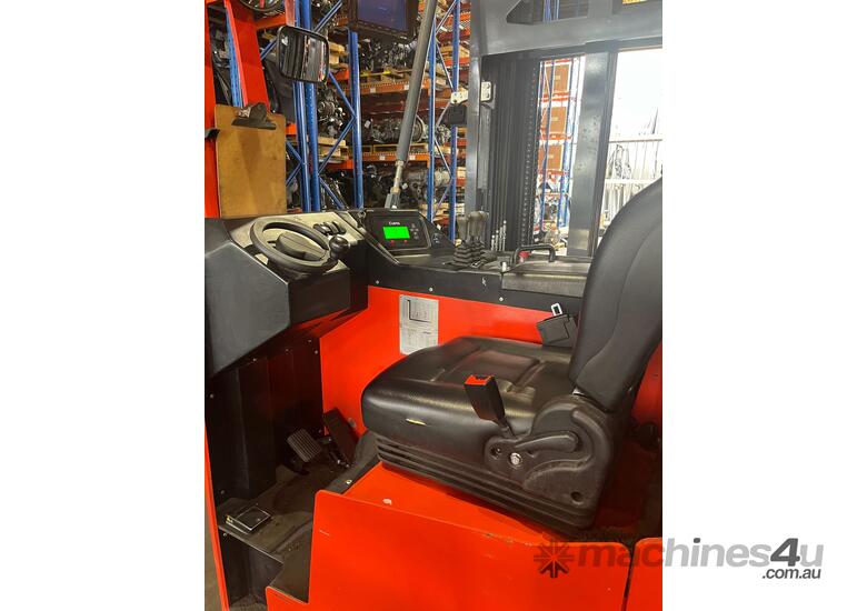 caption MIMA ELECTRIC 3 WAY PALLET STACKER HI REACH