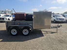 2015 AGSR 7x5 Trailer Fitted With Toro Motor Mixer & Contents - picture2' - Click to enlarge