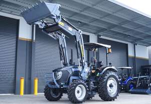 Trident Plus Synchromesh Model 75HP 4WD Canopy Tractor with 4-in-1 Bucket (4,280kg Gross Weight)