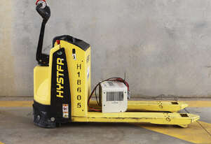 Hyster 2.0T battery electric pallet jack.