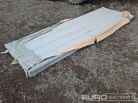 Unused Captok Structural Steel Qty (100 of) Sheets Galvalume Steel Siding Roofing  - picture0' - Click to enlarge
