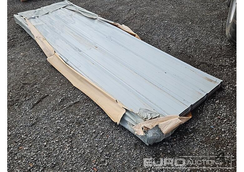 caption Unused Captok Structural Steel Qty (100 of) Sheets Galvalume Steel Siding Roofing