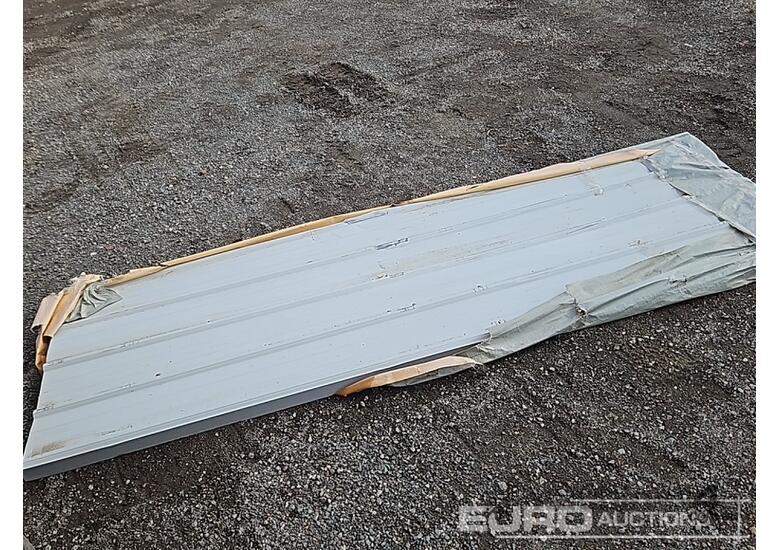 caption Unused Captok Structural Steel Qty (100 of) Sheets Galvalume Steel Siding Roofing