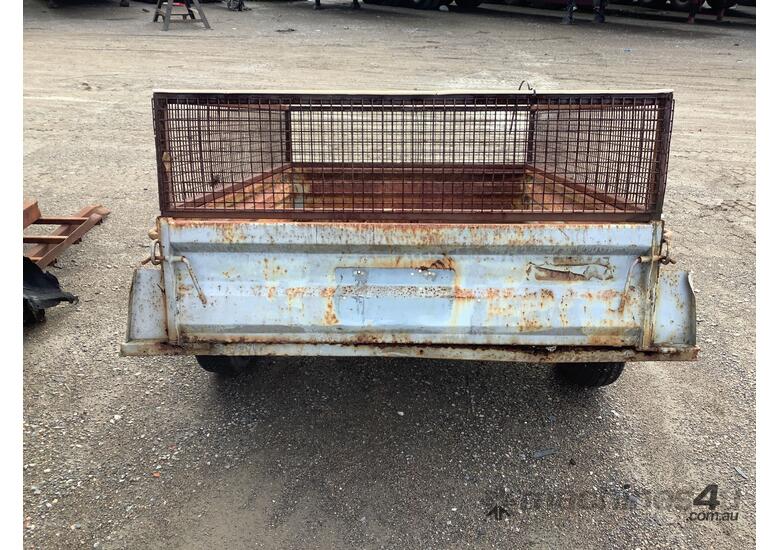 caption Unbranded Single Axle Box Trailer