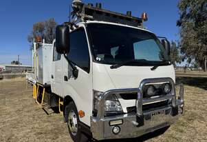 Hino 300 Series 917 Crew 4x2 Dualcab Service Body Truck. Ex Govt