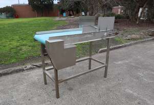 Stainless Steel Motorised Belt Conveyor - 1.95m long