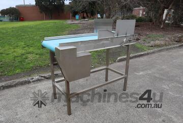 Stainless Steel Motorised Belt Conveyor - 1.95m long