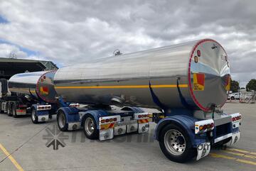 2015 Byford Single Axle Trailer Single Axle Tanker Set