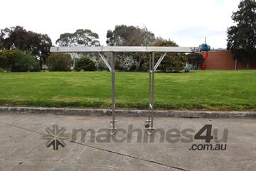 Tall Stainless Steel Motorised Belt Conveyor - 1.7m High