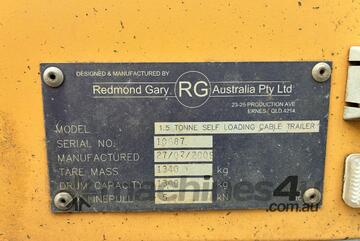 2009 Redmond Gary Self Loading Cable Trailer