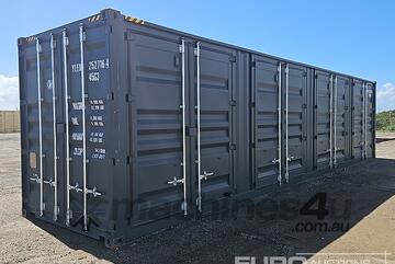 40HQ Storage Container, One Side Multi-Door,4 Doors