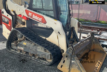 2024 Bobcat T76 Tracked Skid Steer Loader, Grader, E.M.U.S MS1184