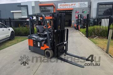 Toyota Forklift 1.8T 3 Wheel Electric - 2021 Battery (Unit#:AU469)