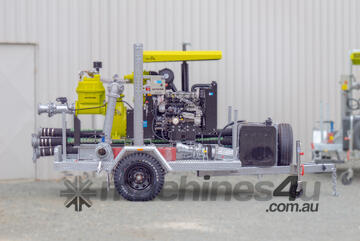 Remko 4 Auto Prime Diesel Pump Trailer Perkins 38kW | Heavy-Duty Off-Road Spec