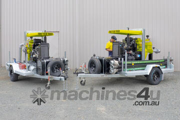 Remko 4 Auto Prime Diesel Pump Trailer Perkins 38kW | Heavy-Duty Off-Road Spec