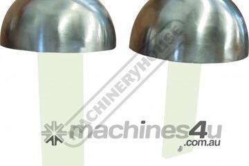 MDL-2 Mushroom Steel Dome Dolly Set - 2 Piece Polished Forming Surfaces for Consistent, Smooth Formi