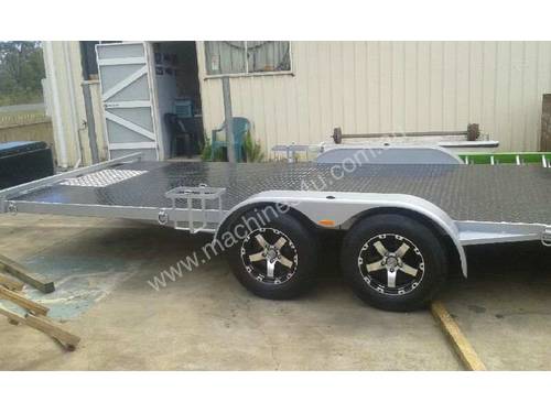 18ft Beavertail Open Car Trailer 3.5T Rated